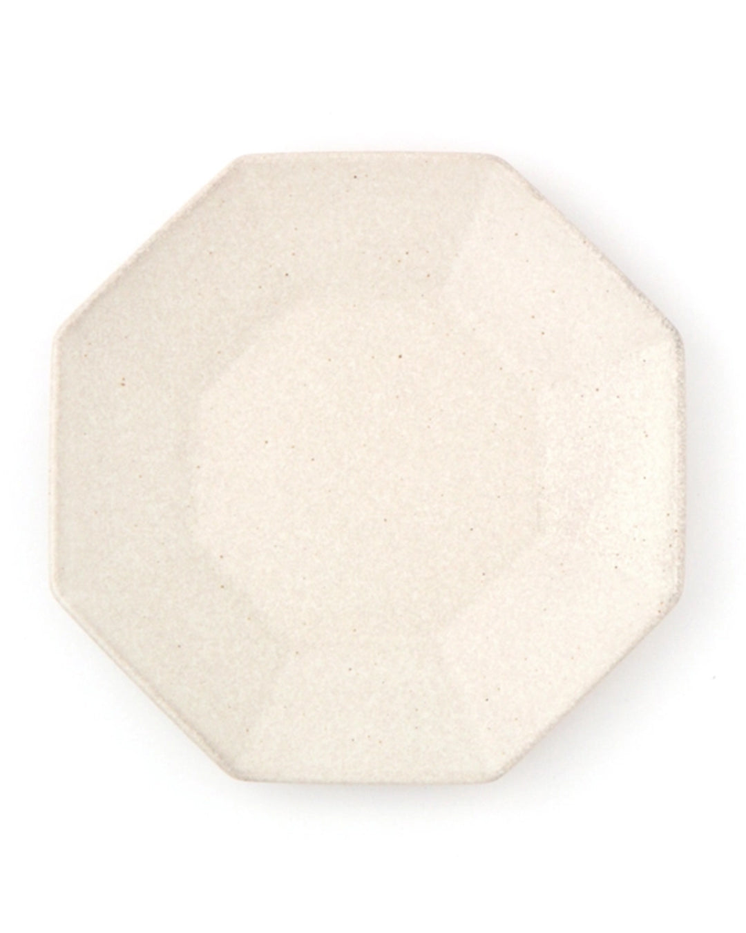 Lakole Mino Ware Octagon Plate Large - Ivory