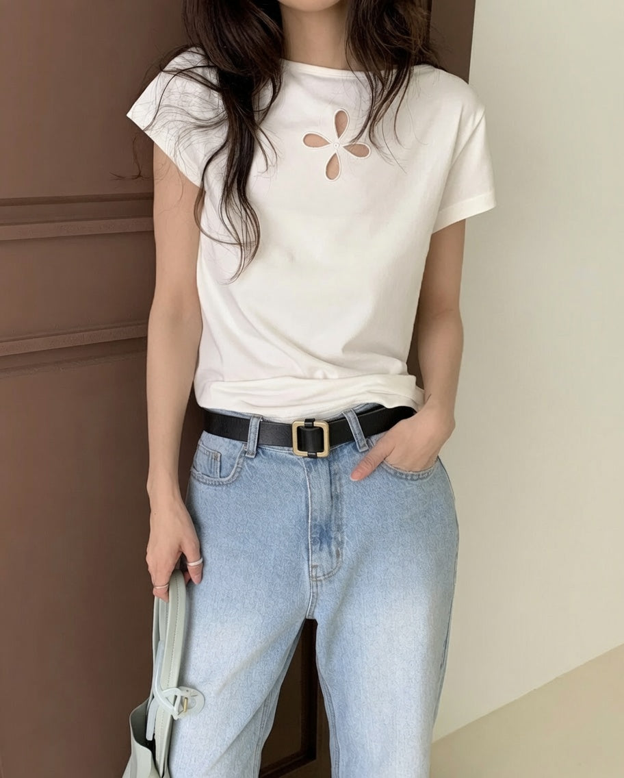 Dandelion Cutout Tee