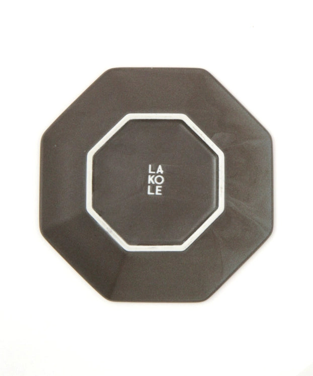 Lakole Mino Ware Octagon Plate Small - Gray