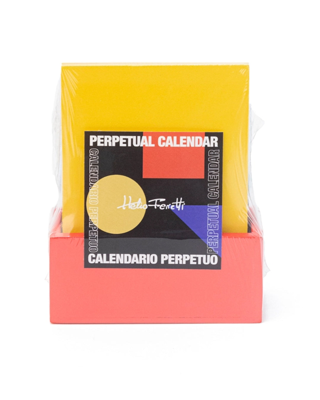 Helio Ferretti Small Multicolor Wooden Calendar