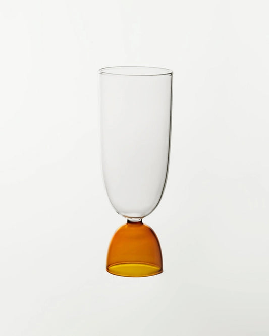 Mamo Hi-Ball Glass - Clear + Amber