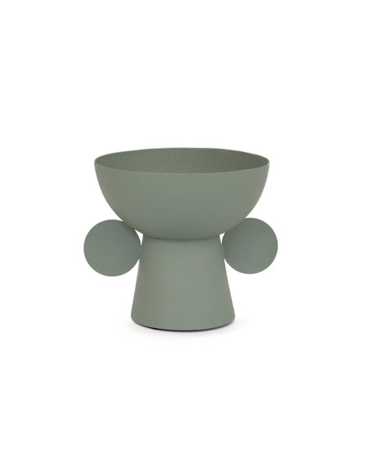 Helio Ferretti Olive Green Spherical Vase