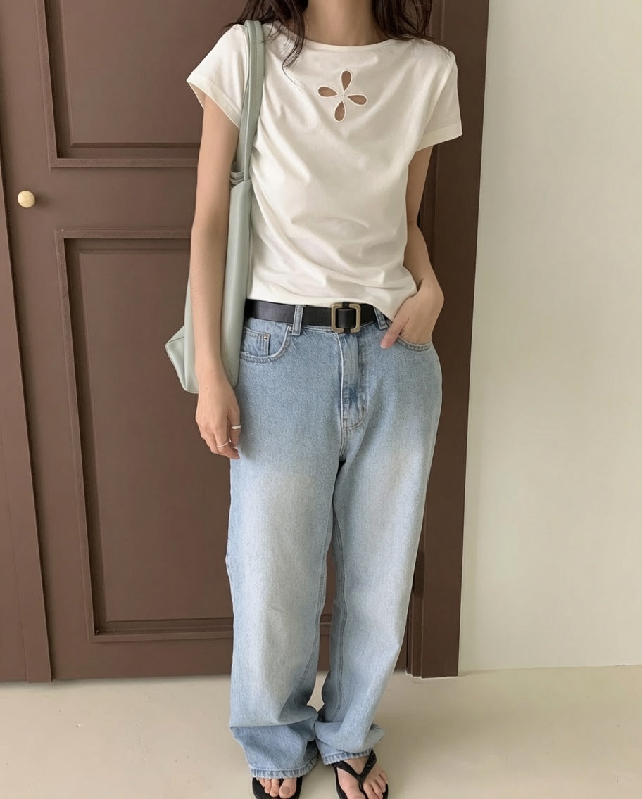Dandelion Cutout Tee