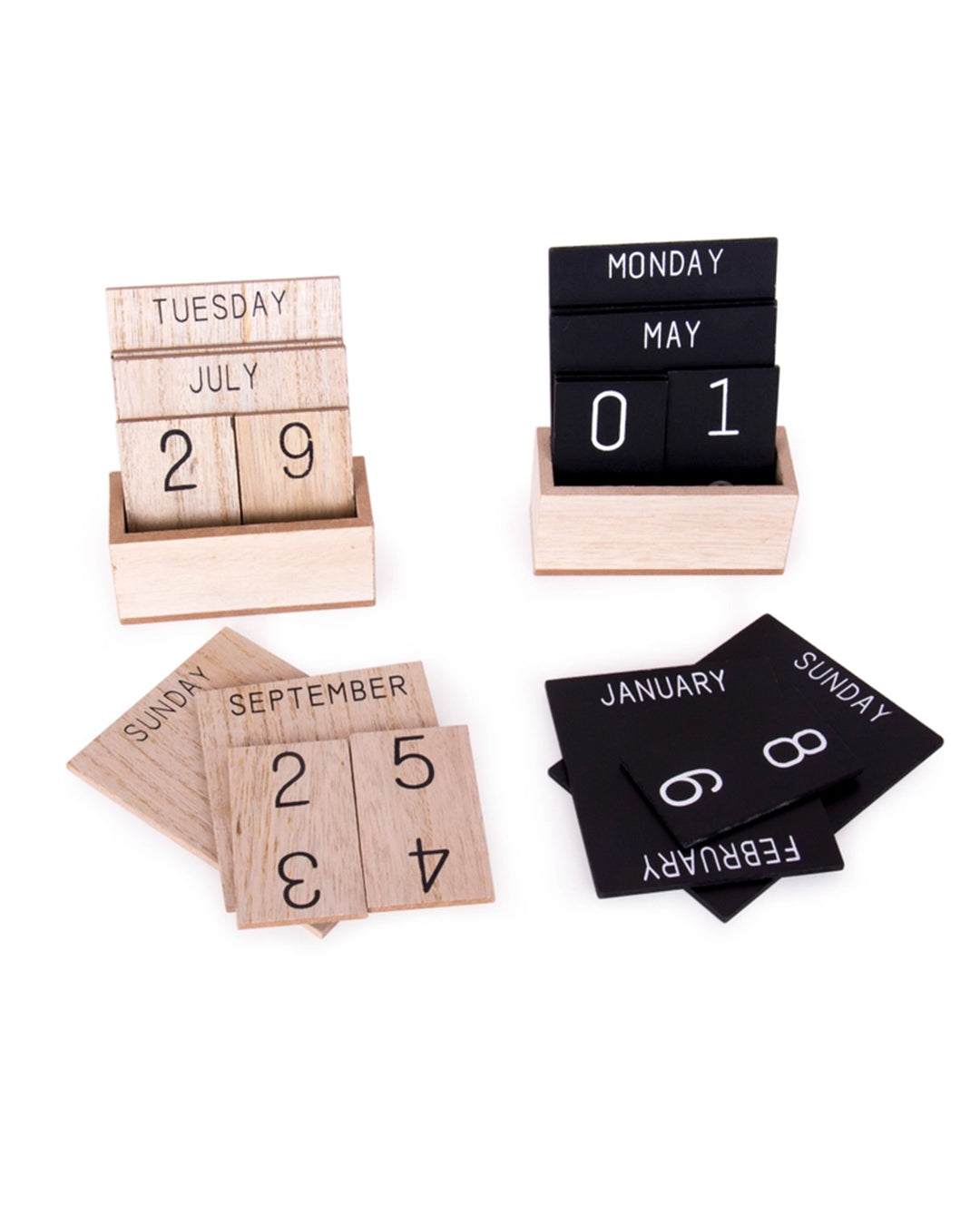 Helio Ferretti Small Wooden Calendar