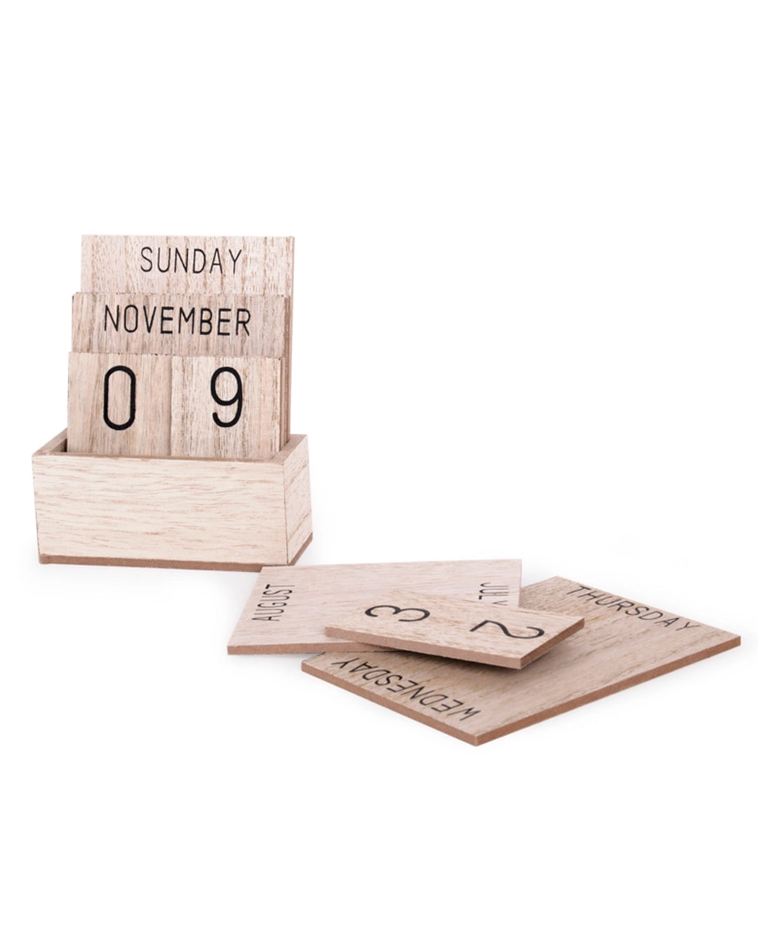 Helio Ferretti Small Wooden Calendar