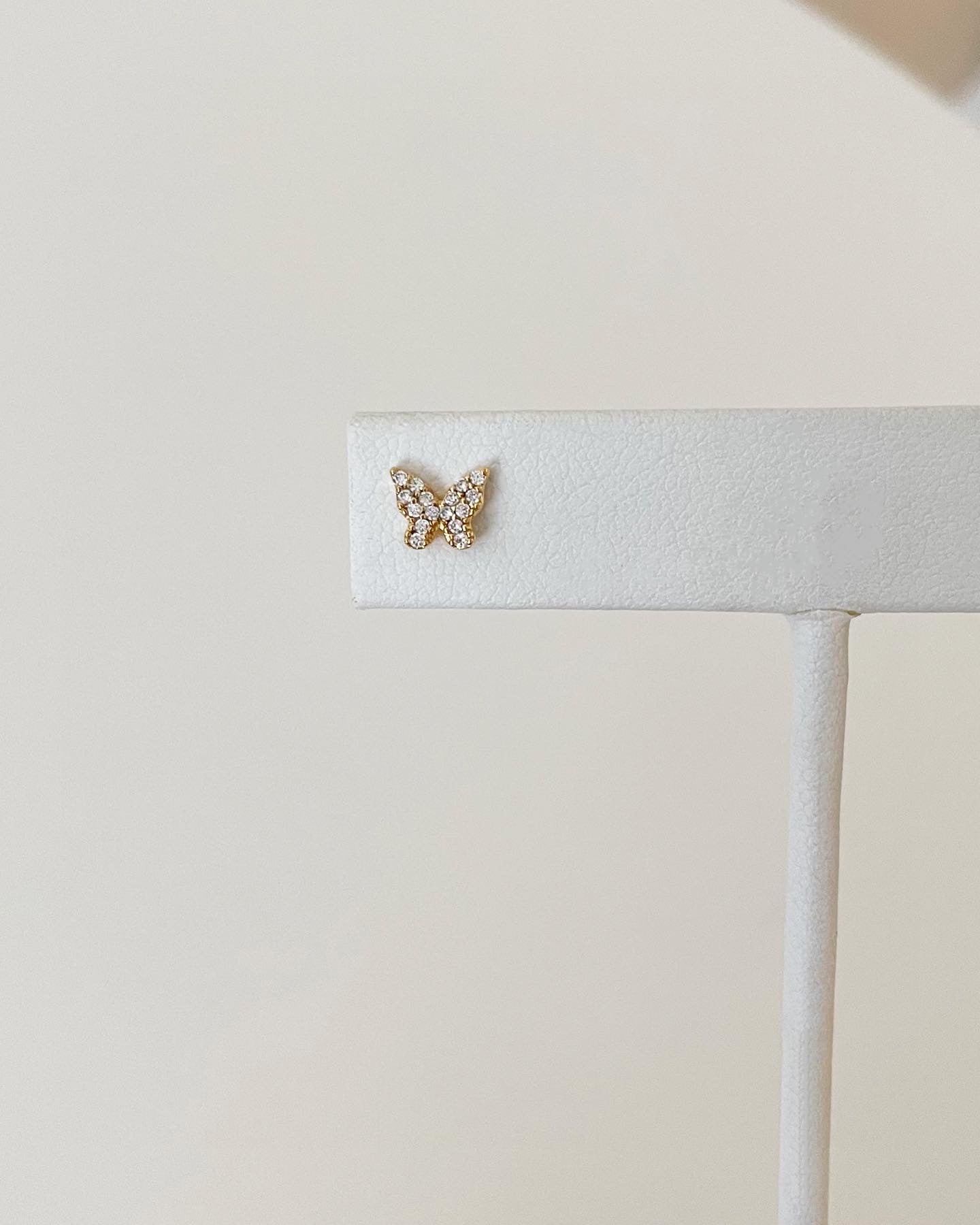 Cubic Butterfly Piercing Jewelry (Single Piece)