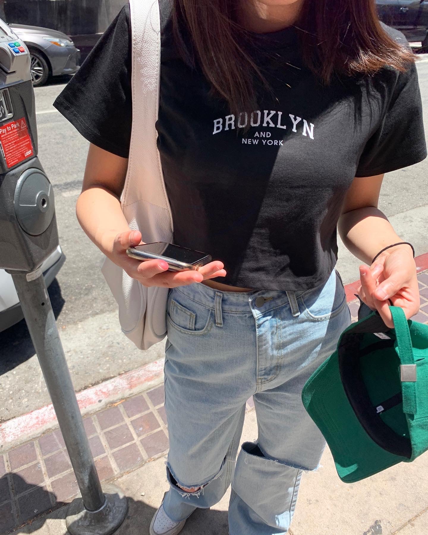 Ripped Knee Baggy Jeans