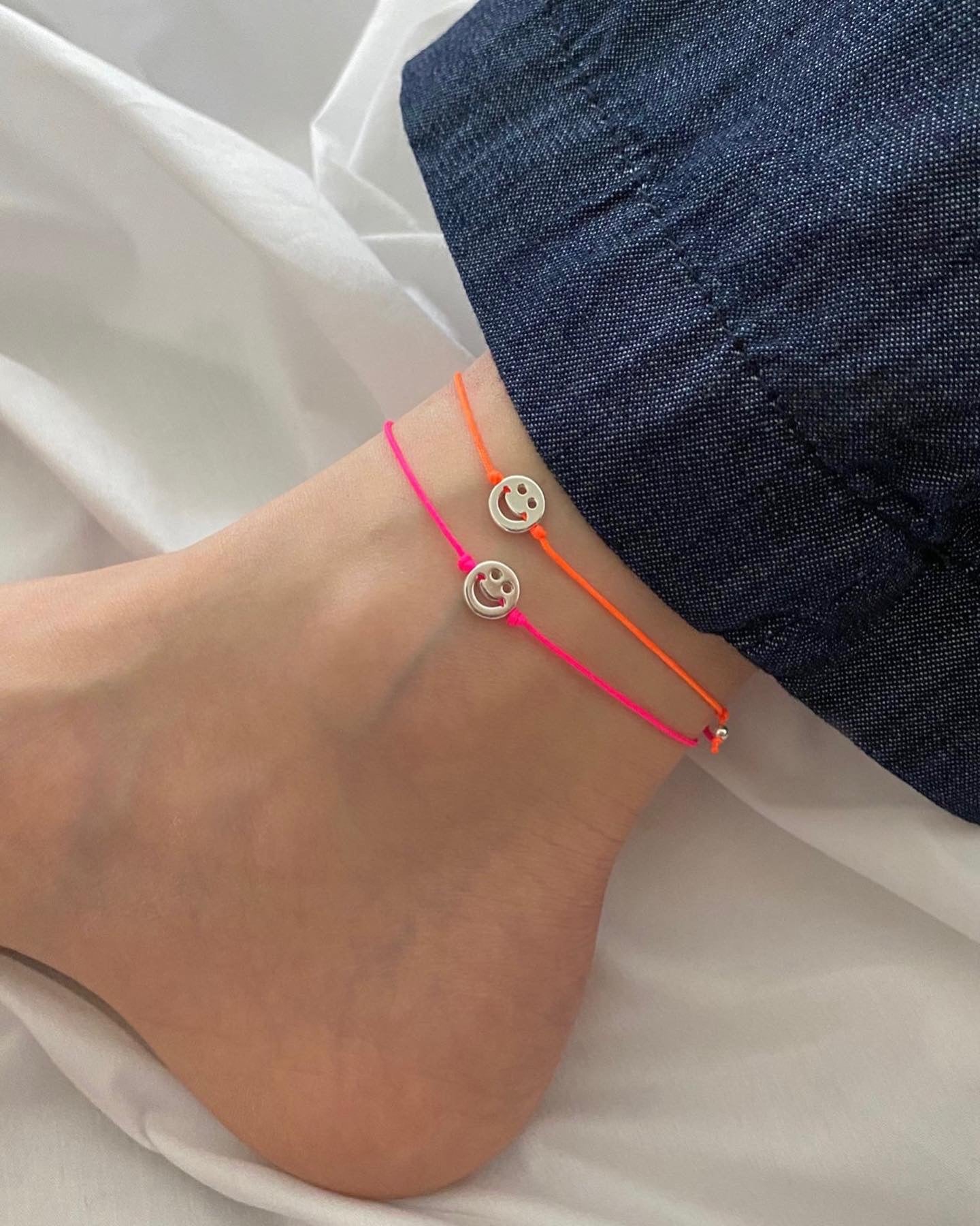 925 Silver Smile Anklet