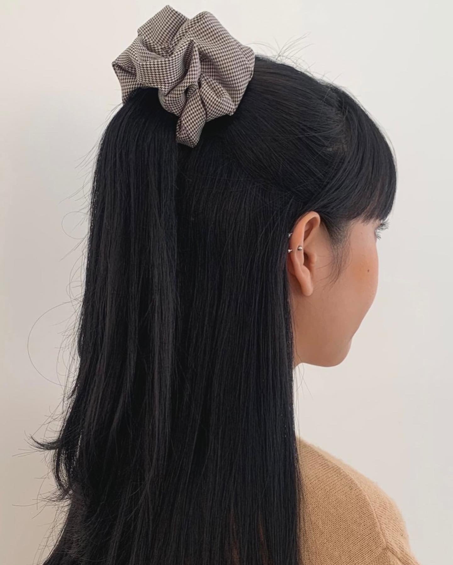 Houndtooth Scrunchie