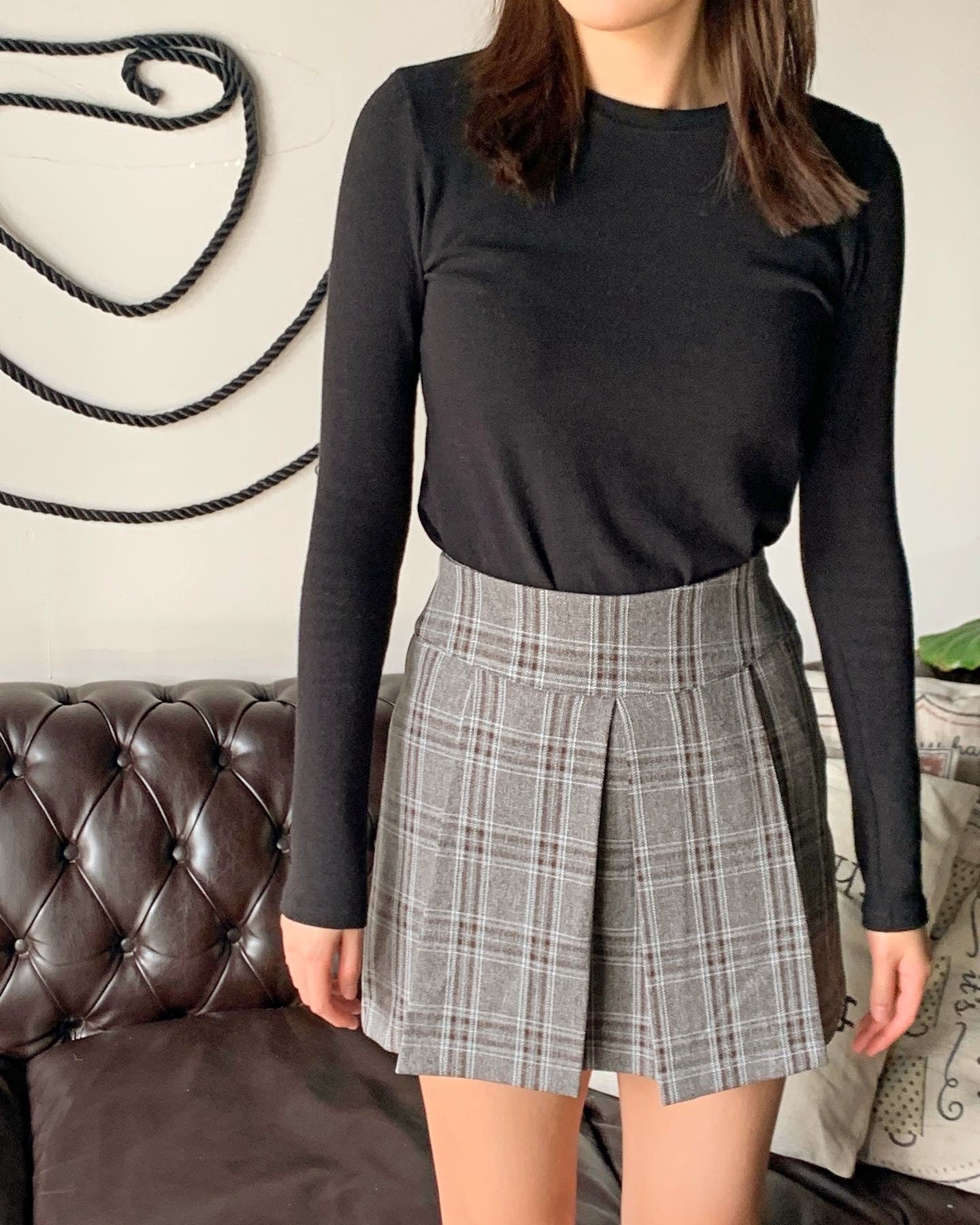 Checkered Skort