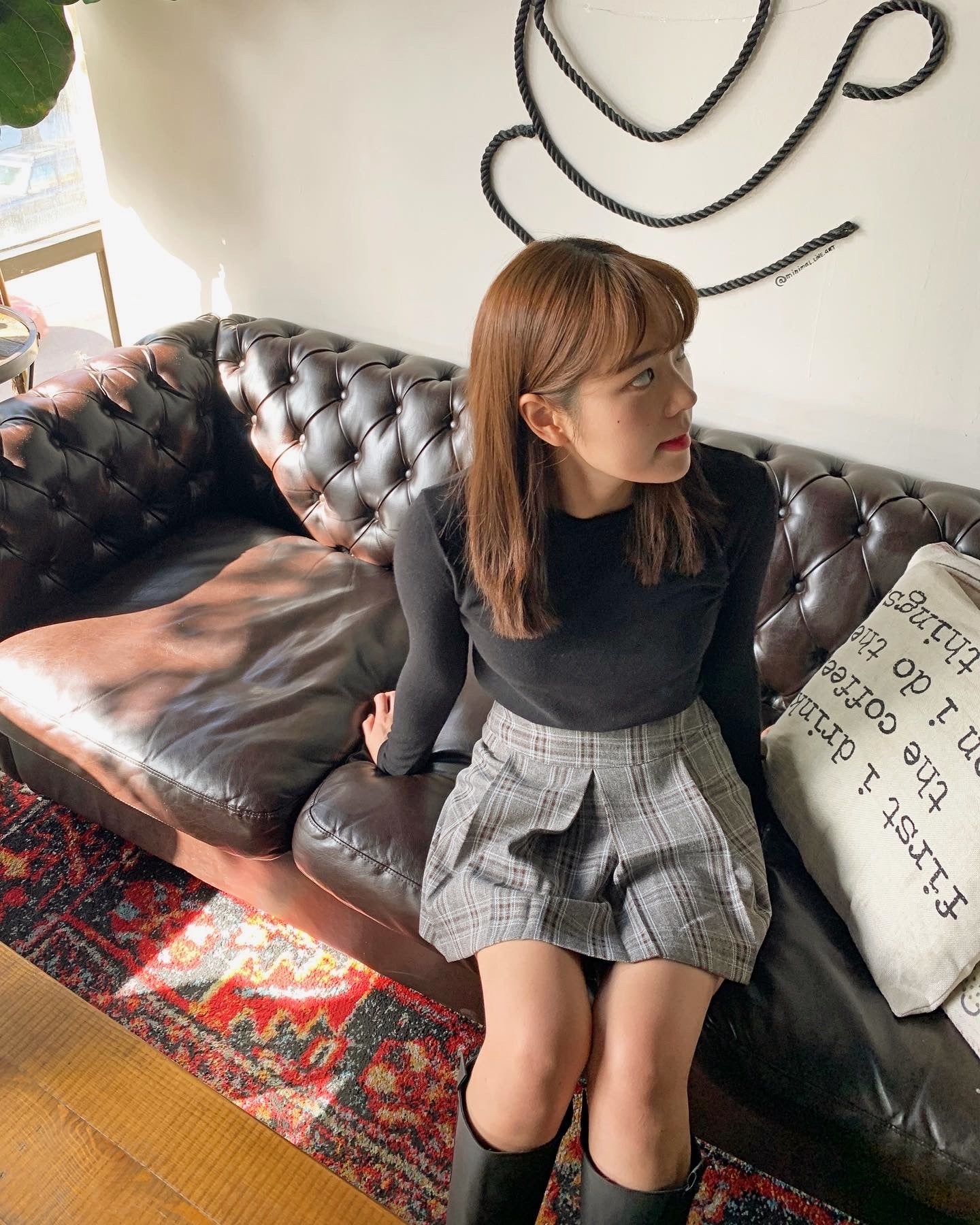 Checkered Skort