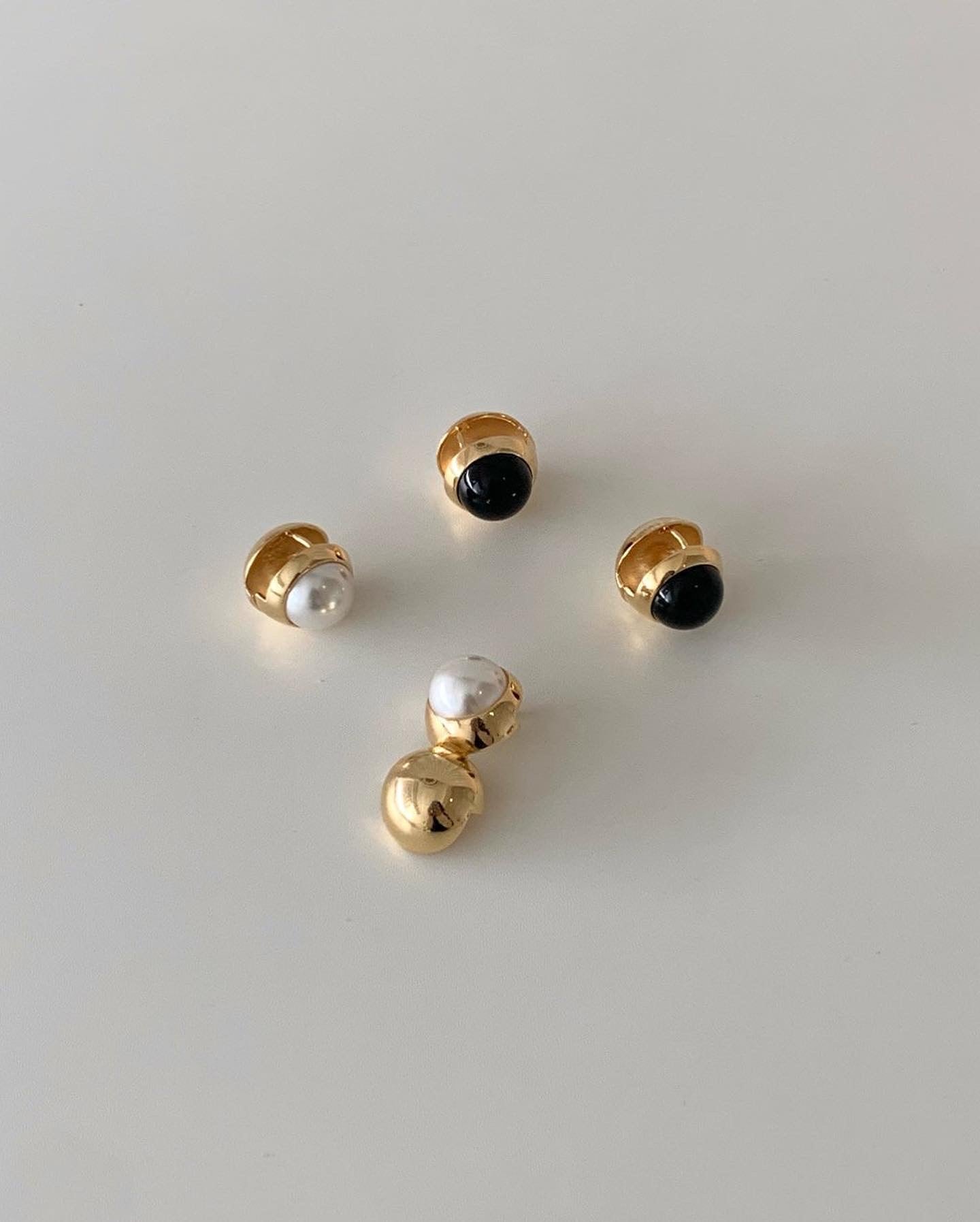 Pearl Ball Earring