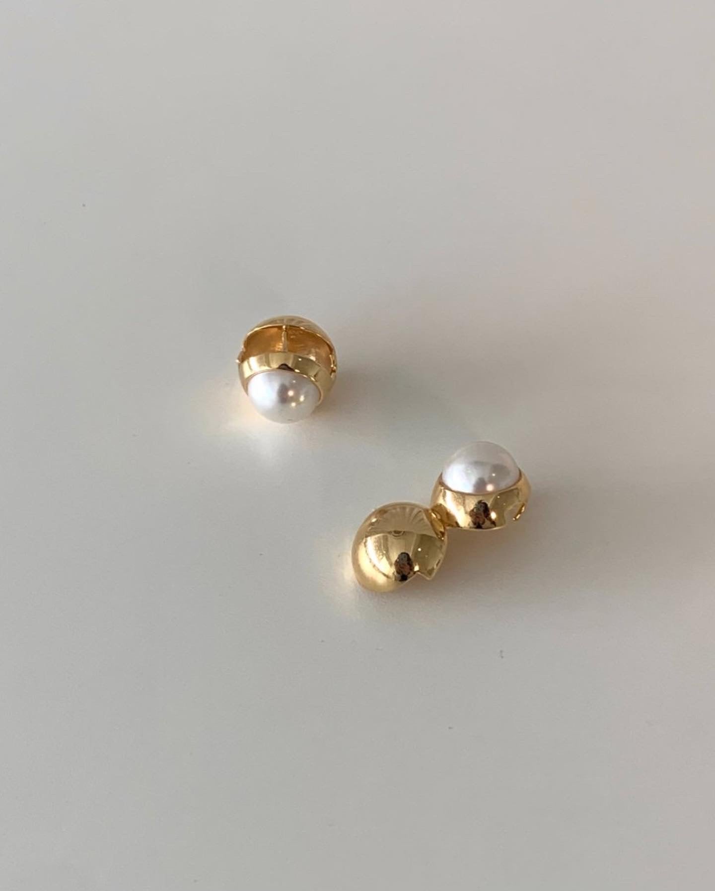 Pearl Ball Earring
