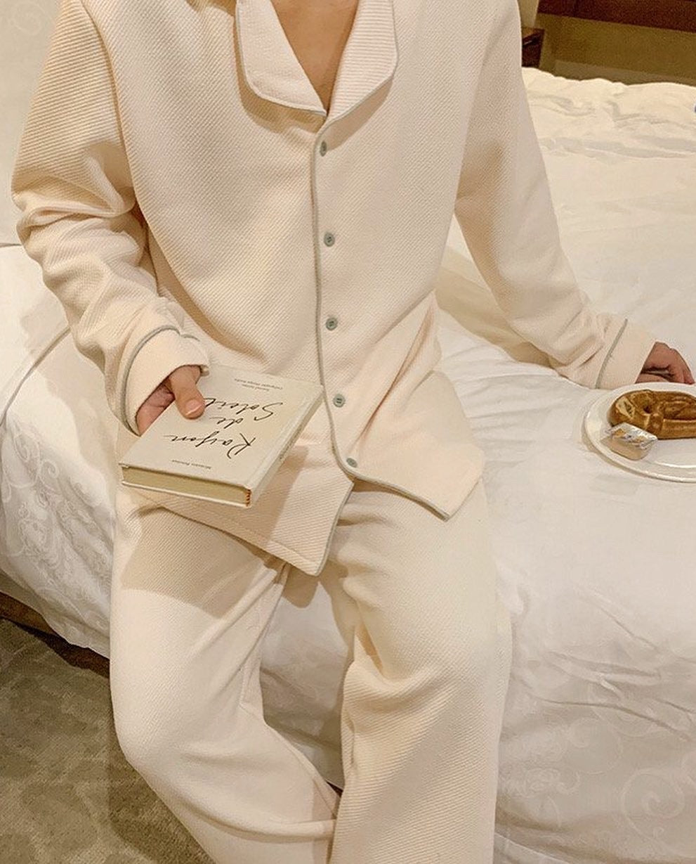 Corduroy Couple Pajama Set
