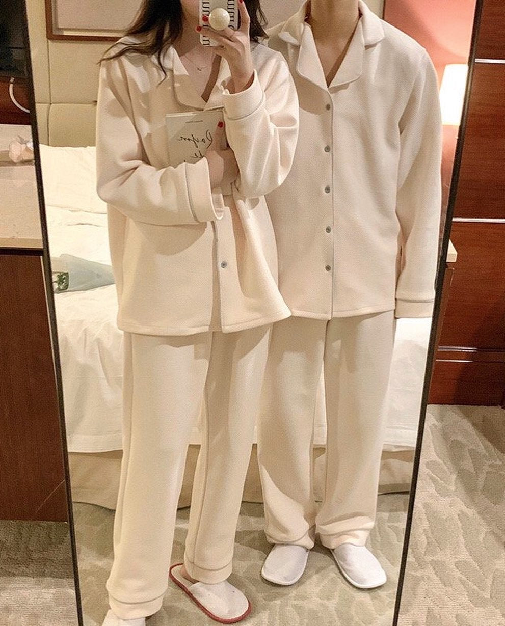 Corduroy Couple Pajama Set