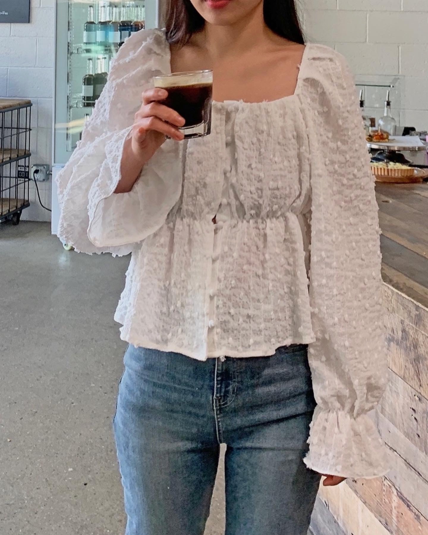 Popcorn Blouse