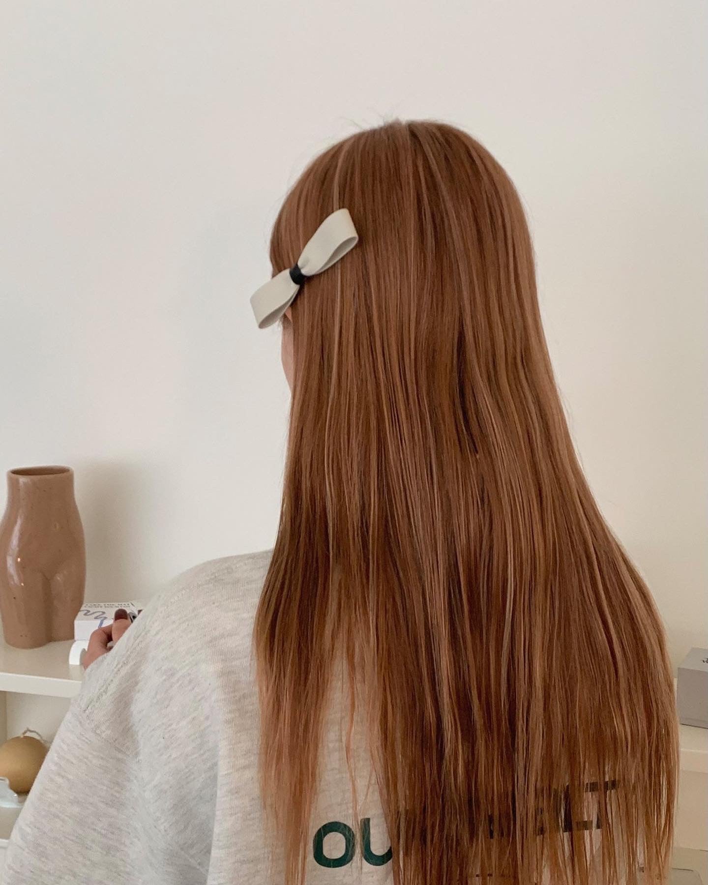 Color Contrast Leather Hair Pin