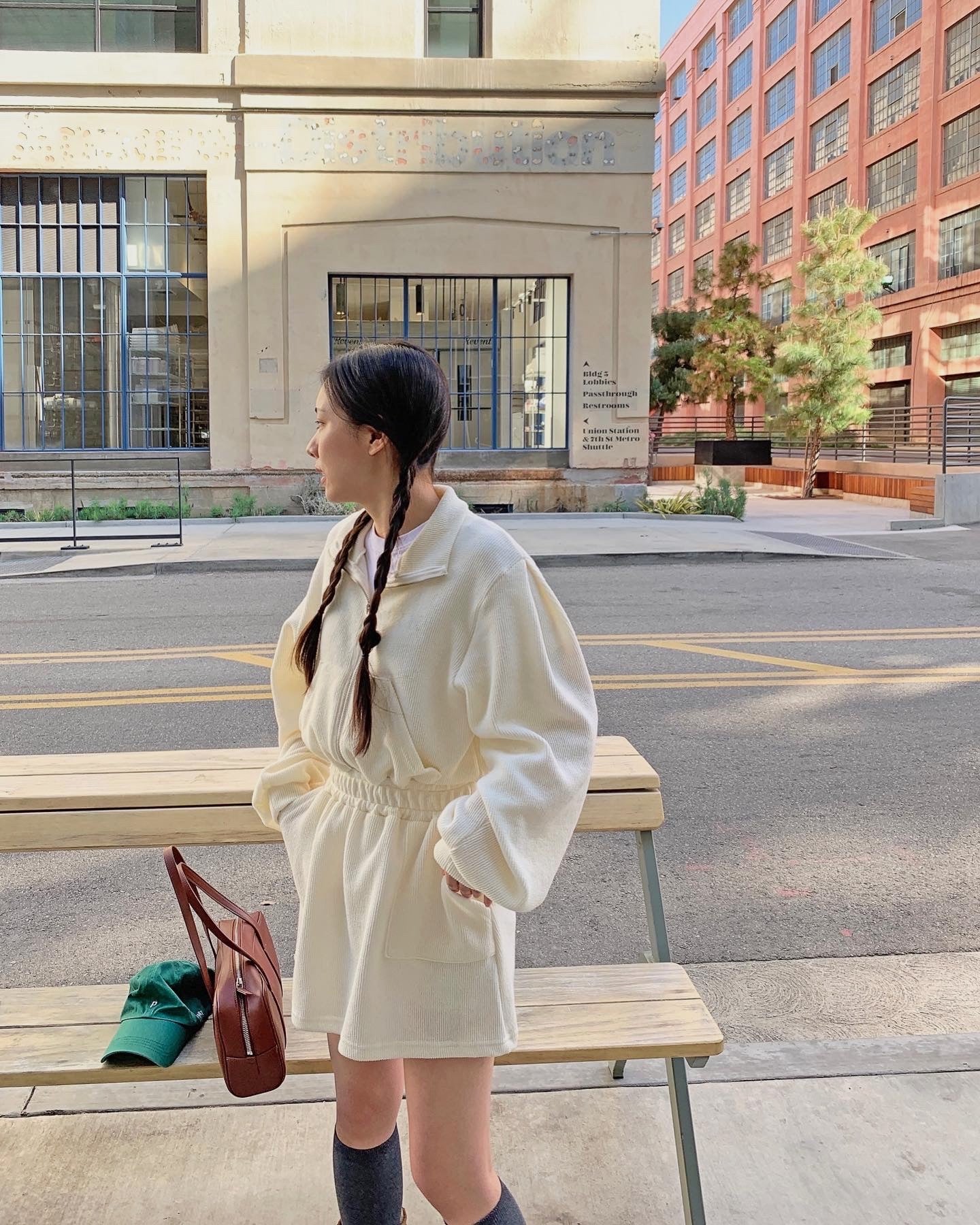 Zip Up Knit Dress