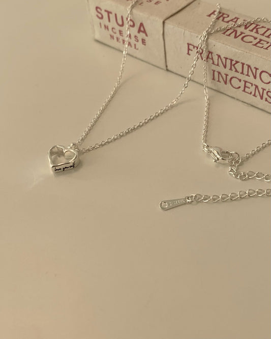 Surgical Steel Heart Necklace