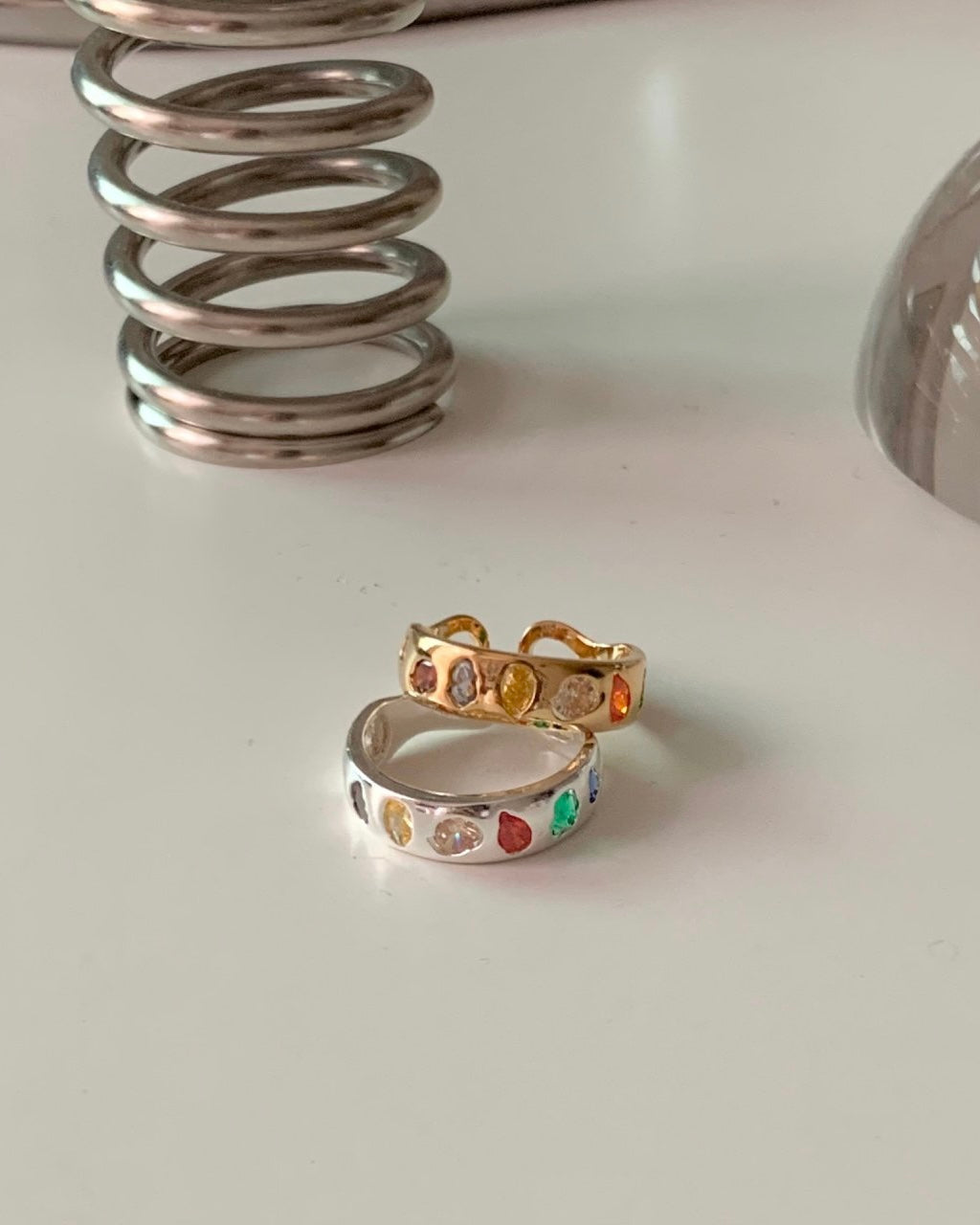 Nickle Free Colored Stone Ring