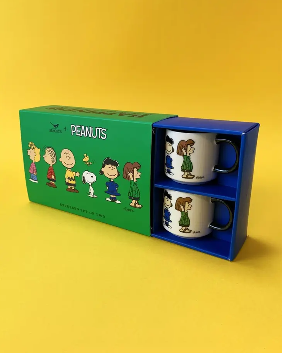 Magpie Peanuts Gang Espresso Set